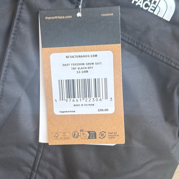 The North Face Charcoal Hooded Snowsuit - Picture 2 of 2